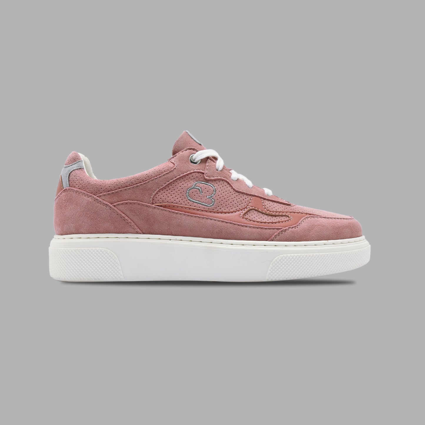 "Seitenansicht des CYBRUS Sneakers 3600 in altrosa"