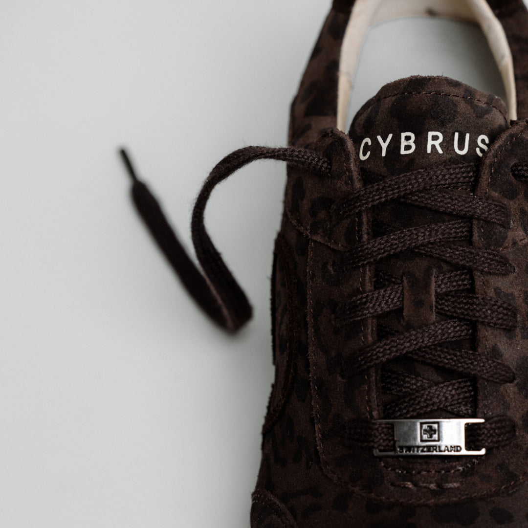 "Detailansicht des CYBRUS Sneakers ANNERY II in leopard"