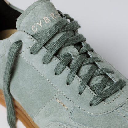 "Detailansicht des CYBRUS Sneakers LUWO in eukalyptus"